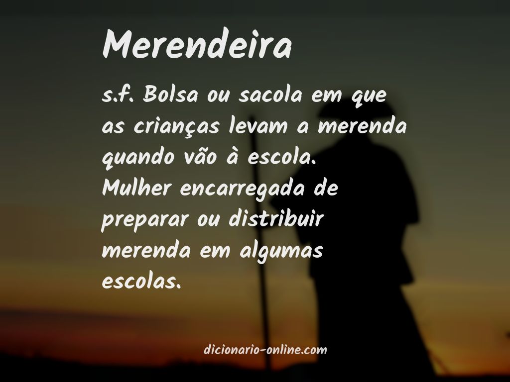 Significado de merendeira