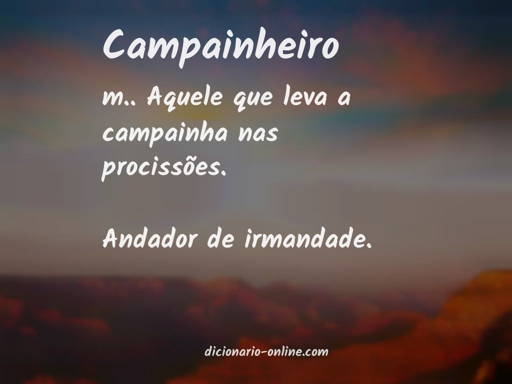 Significado de campainheiro