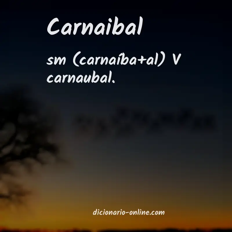 Significado de carnaibal