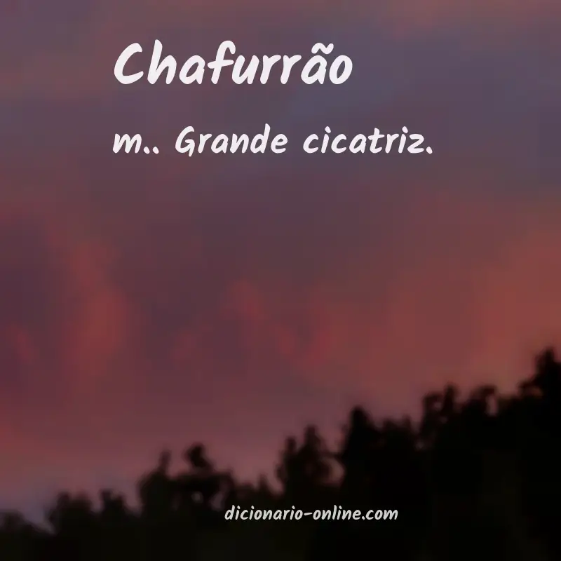 Significado de chafurrão