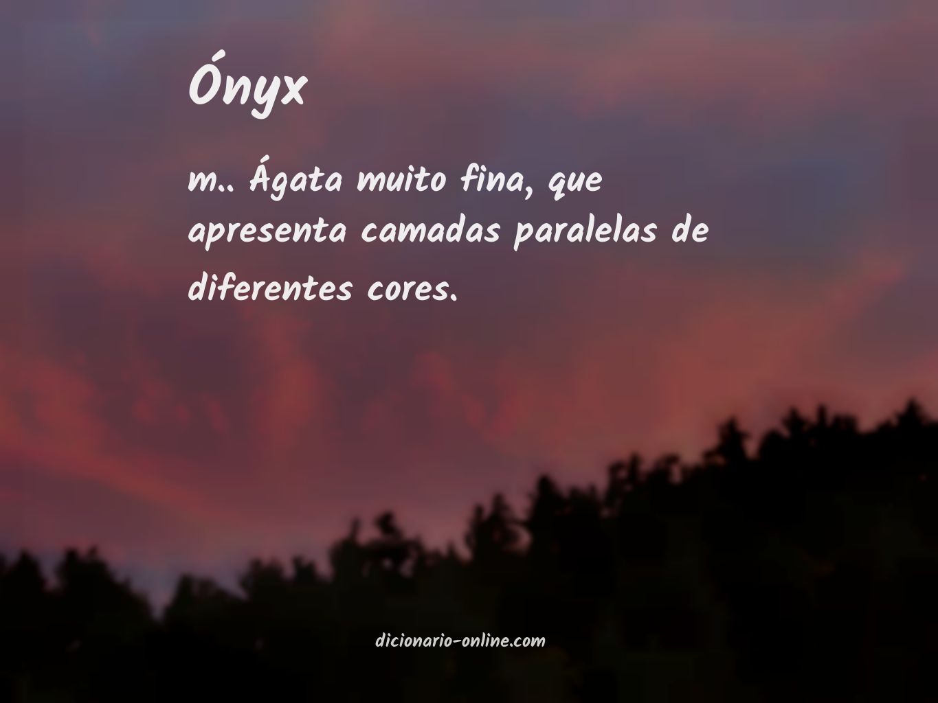 Significado de ónyx