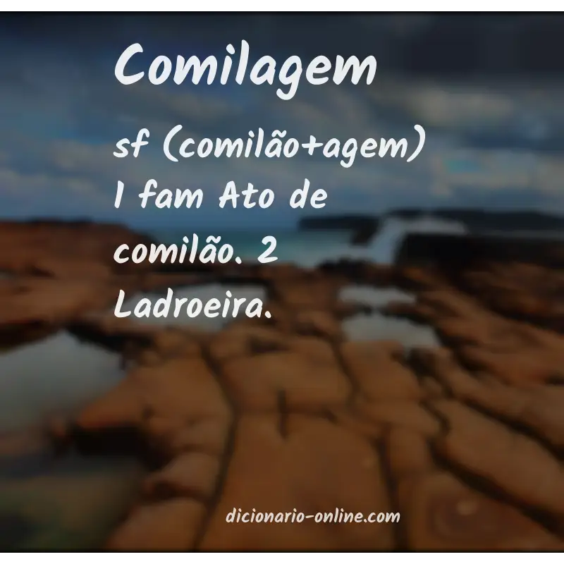 Significado de comilagem