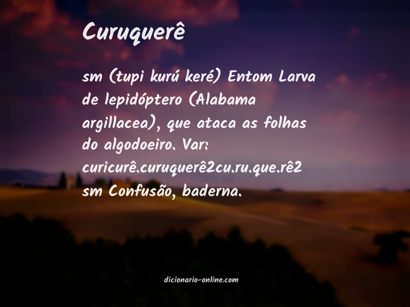 Significado de curuquerê