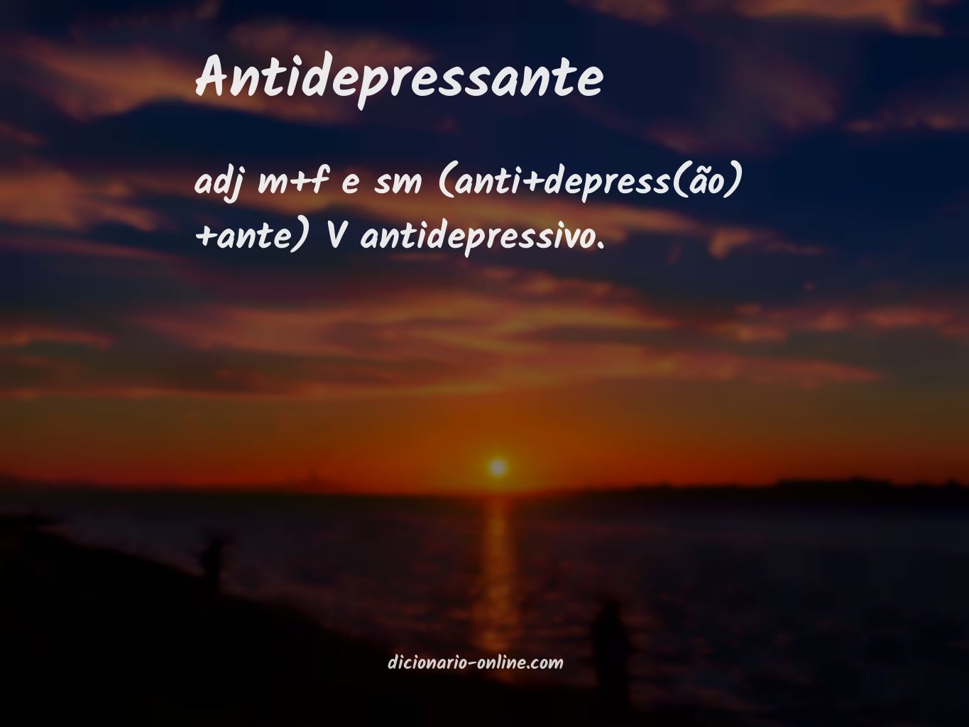 Significado de antidepressante