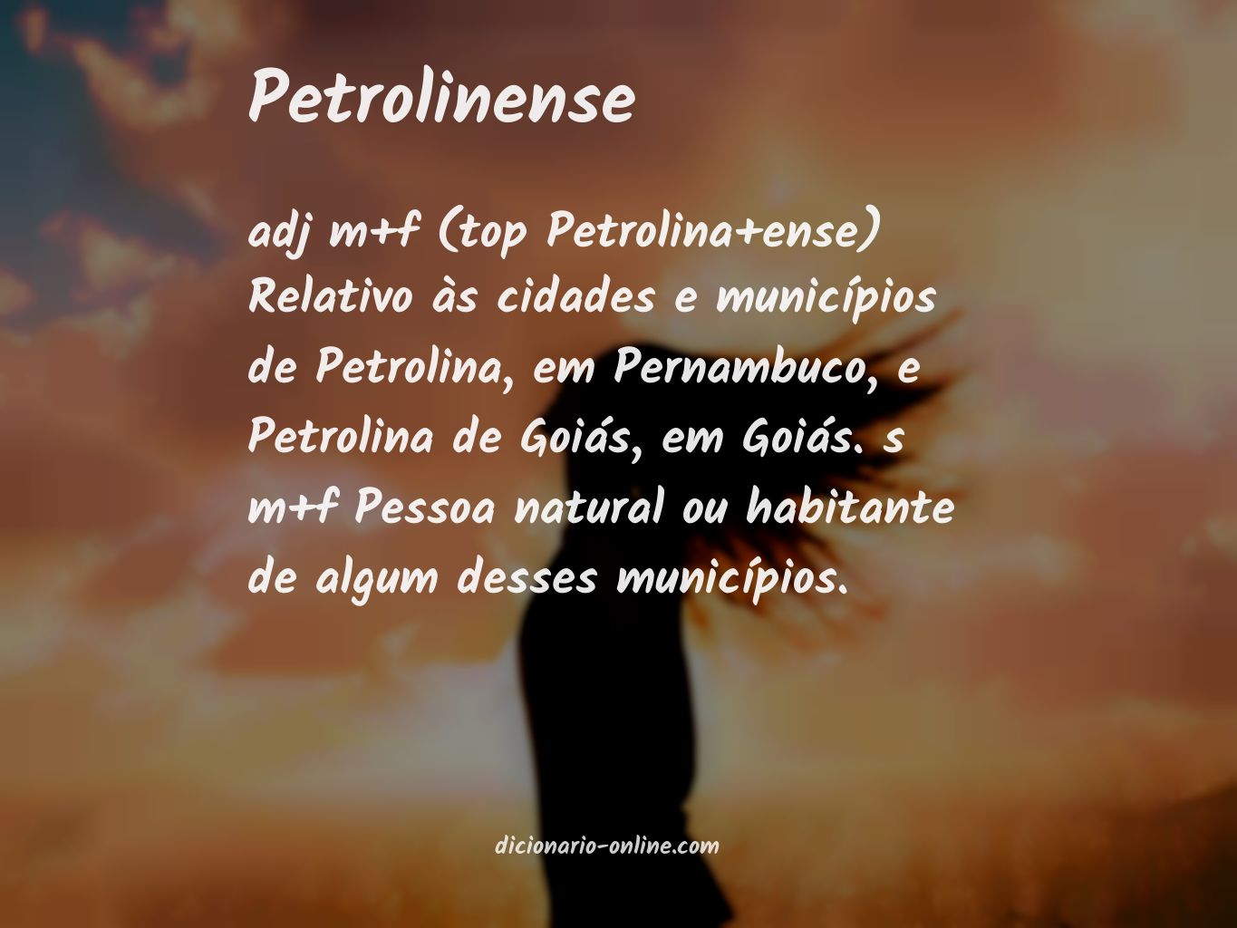 Significado de petrolinense