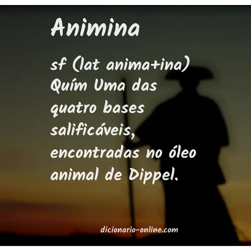 Significado de animina