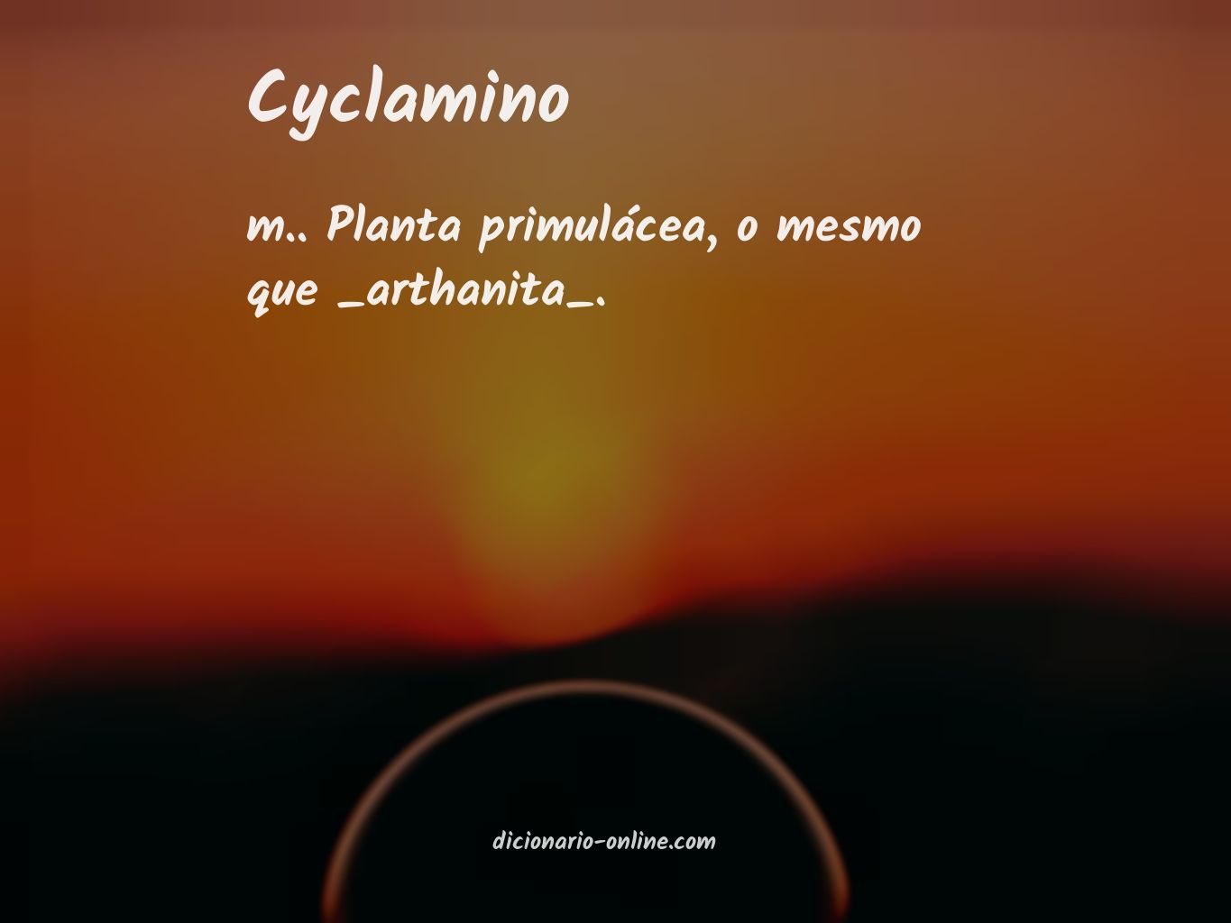 Significado de cyclamino