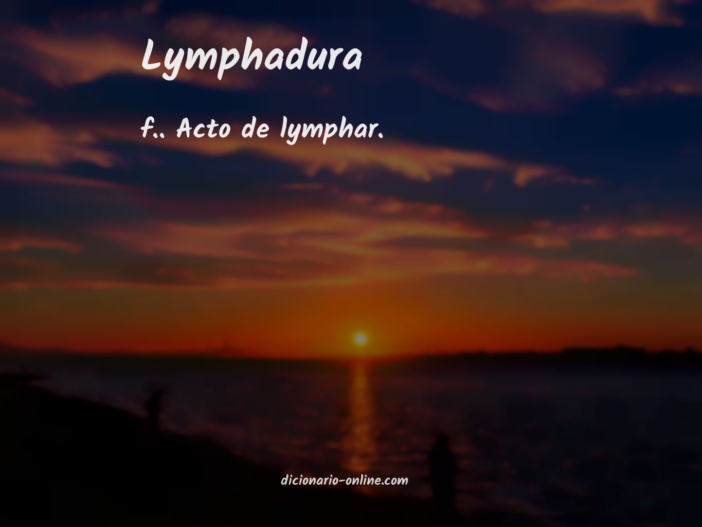 Significado de lymphadura