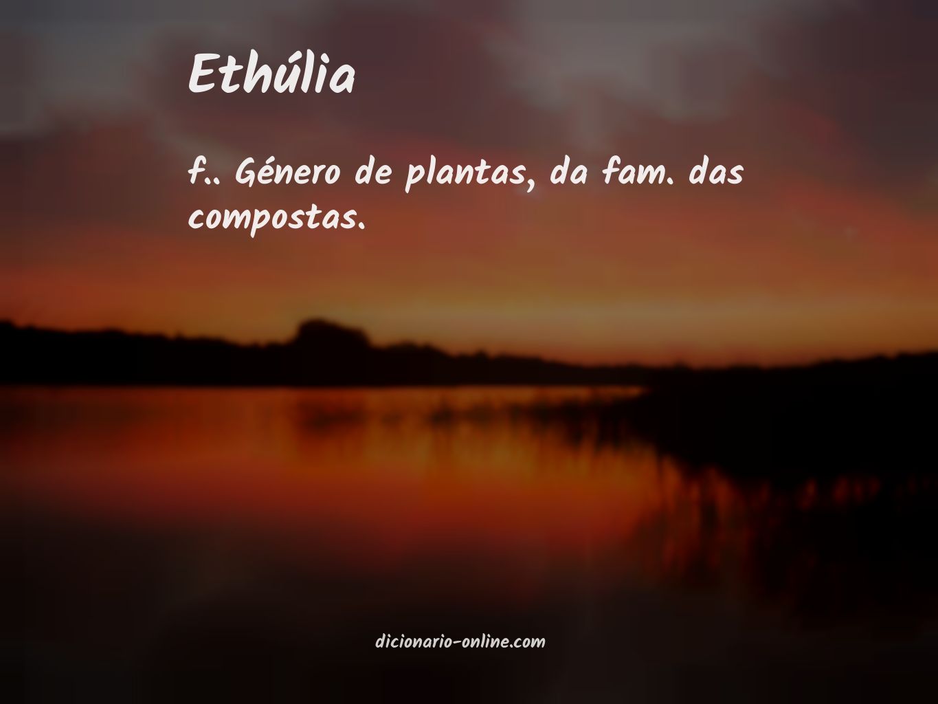 Significado de ethúlia