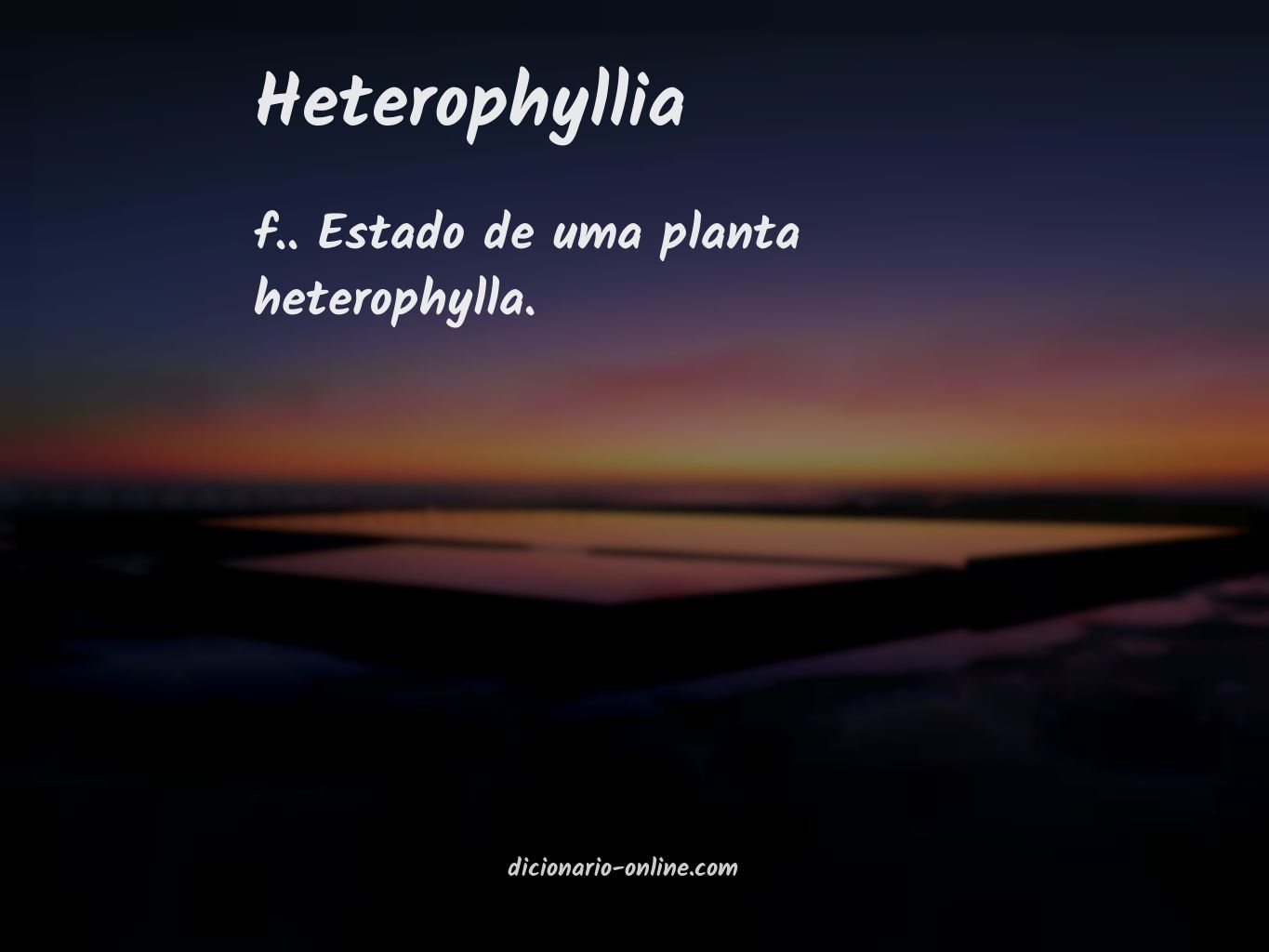 Significado de heterophyllia