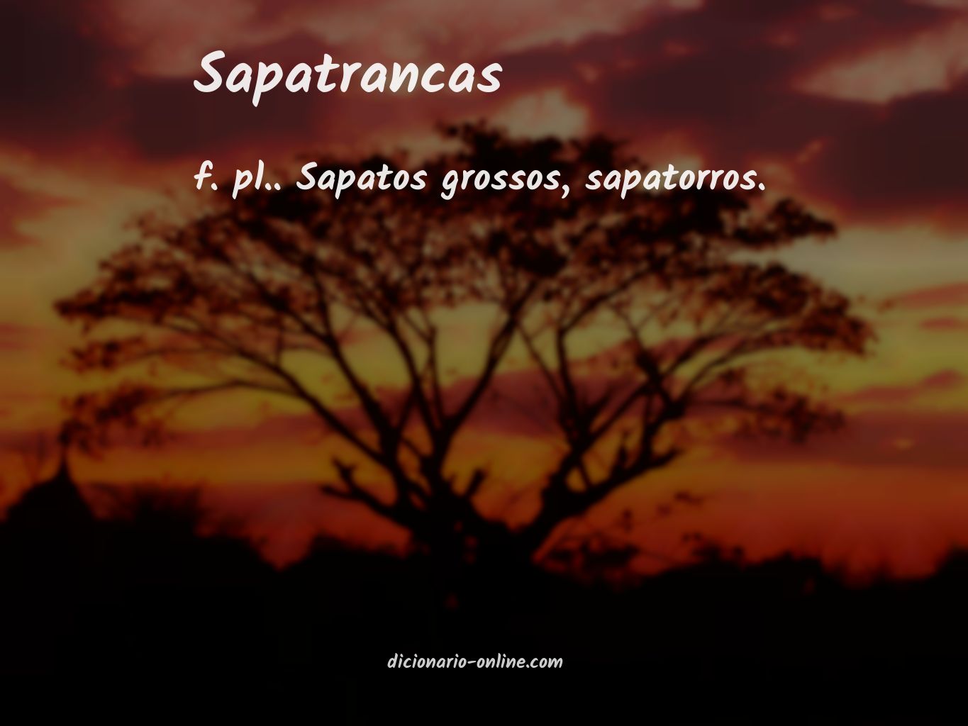 Significado de sapatrancas