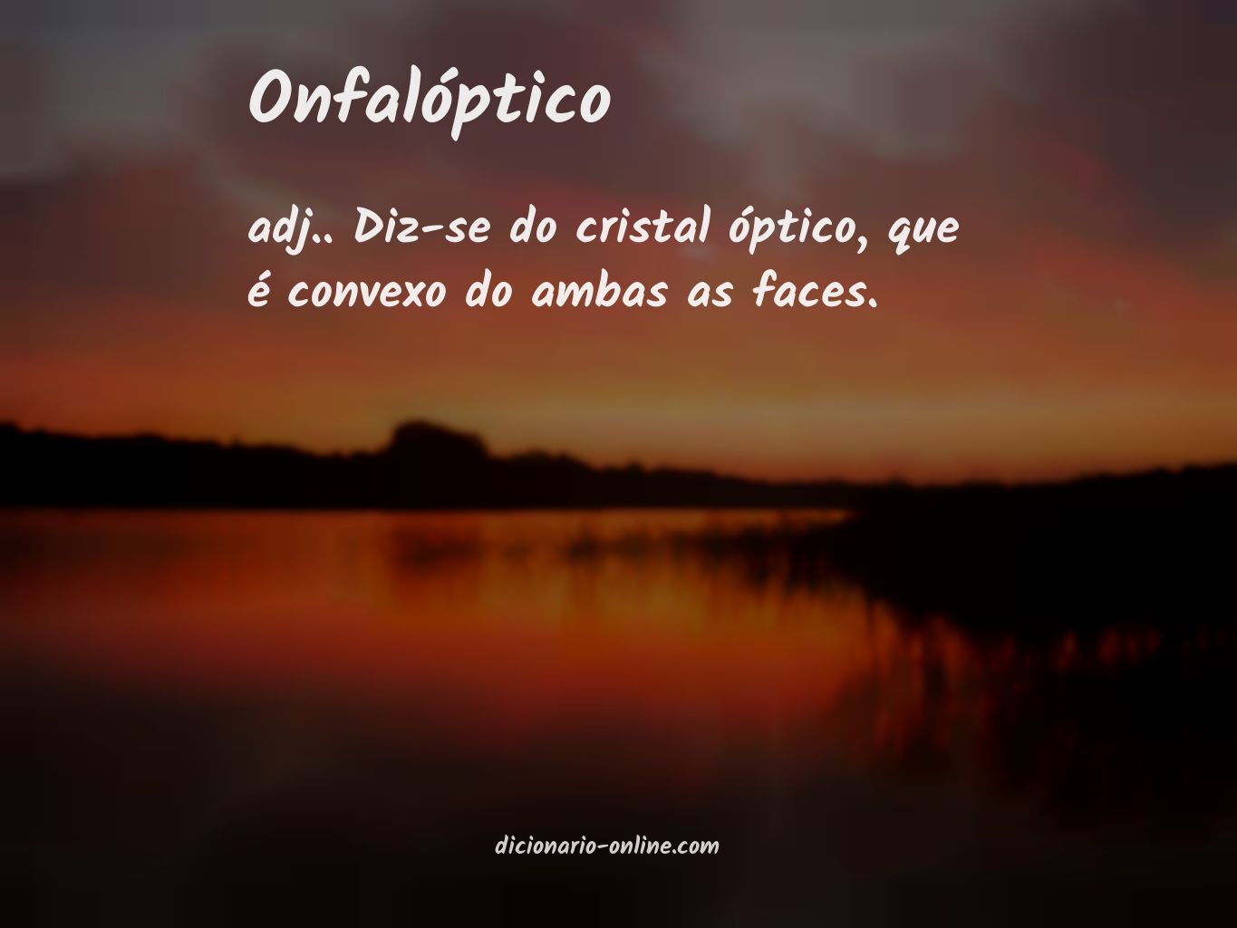 Significado de onfalóptico