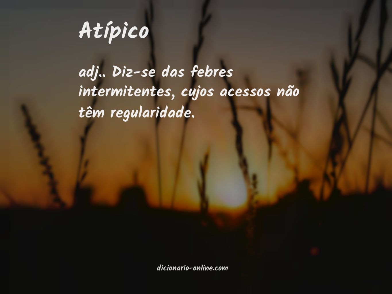 Significado de atípico