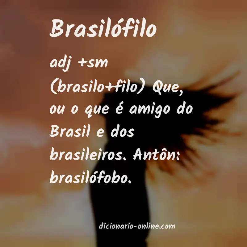 Significado de brasilófilo