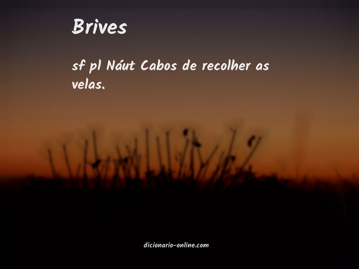 Significado de brives