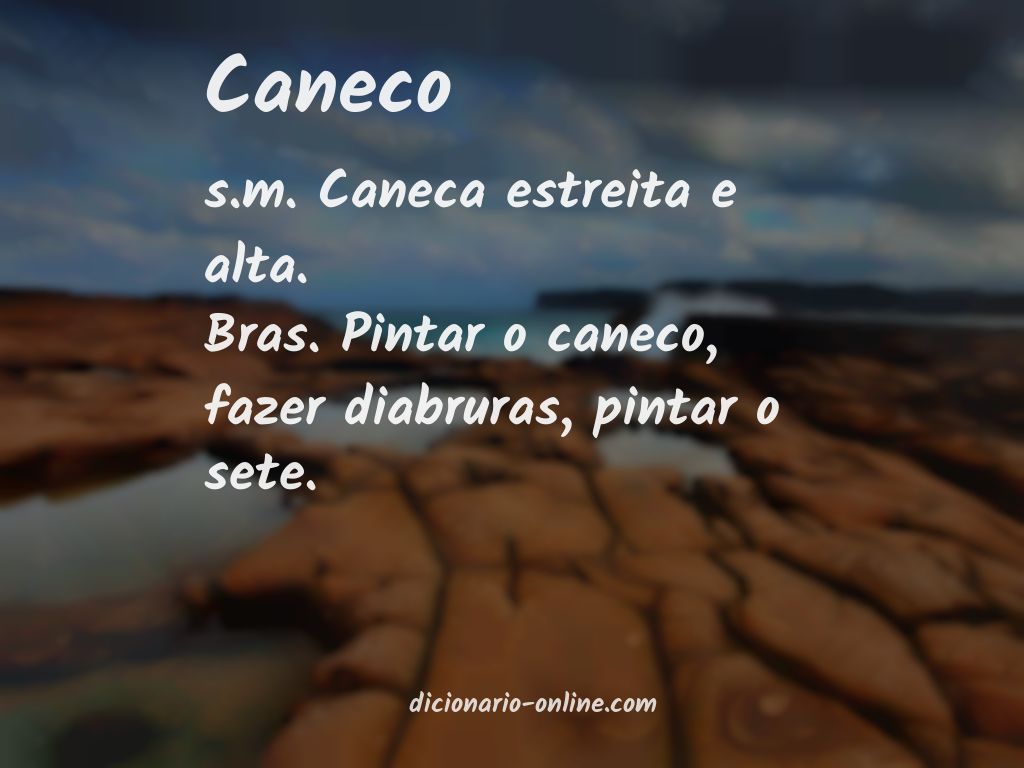 Significado de caneco