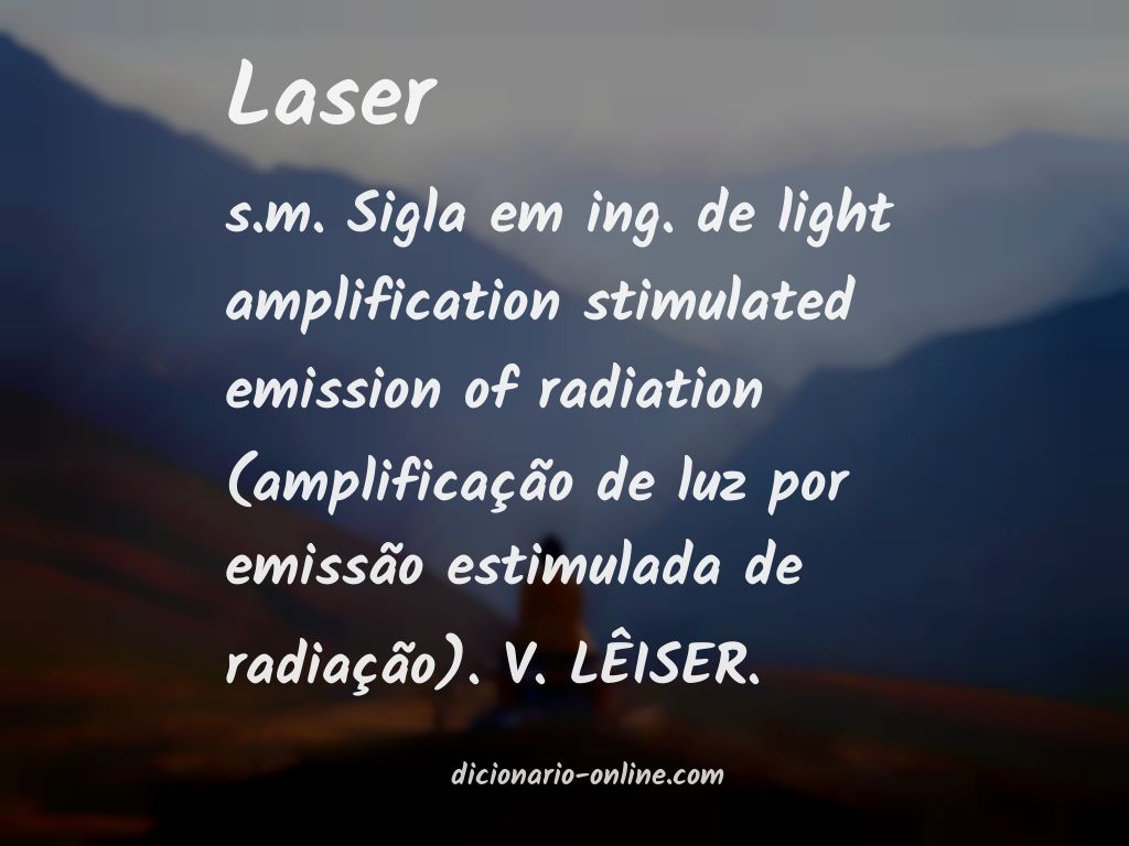 Significado de laser