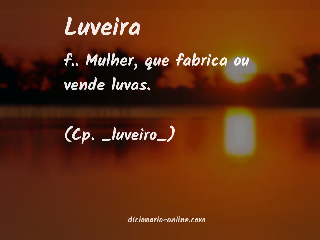 Significado de luveira