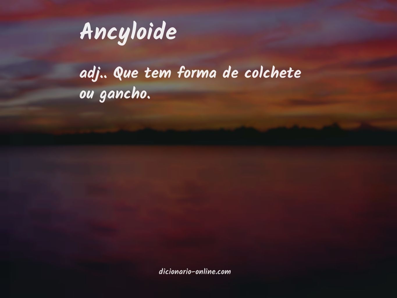 Significado de ancyloide