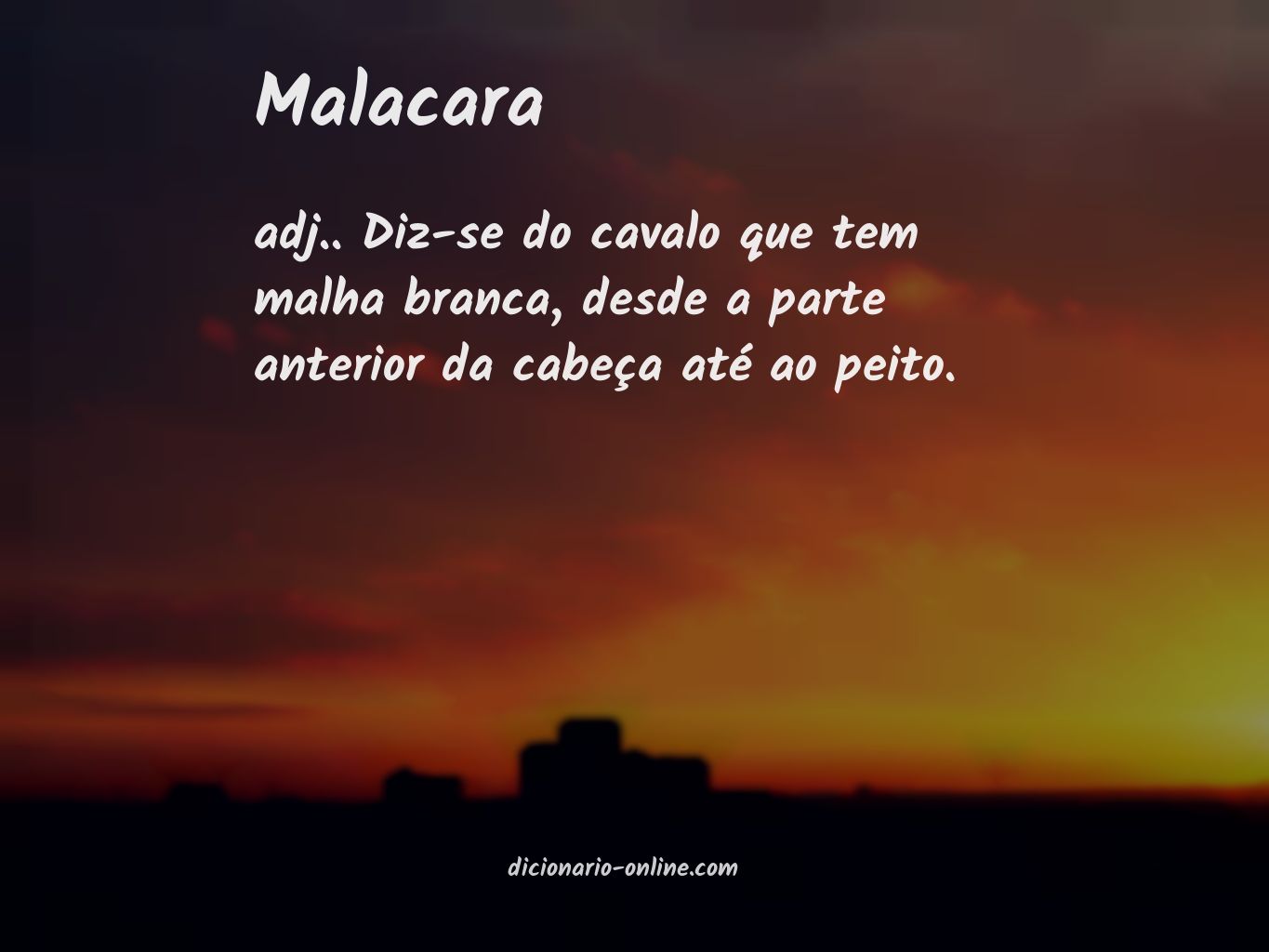 Significado de malacara