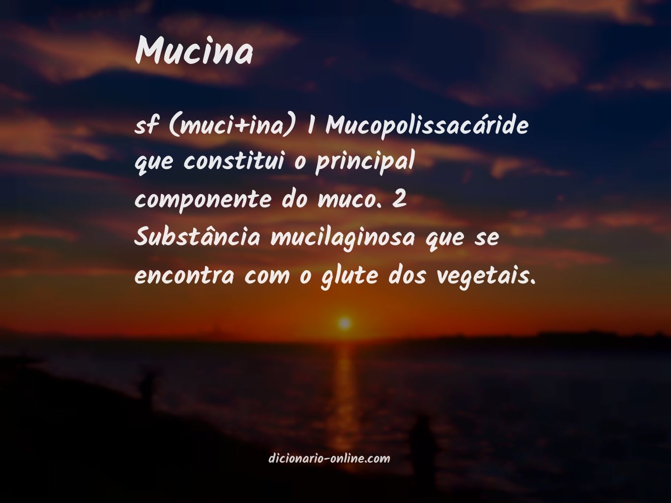 Significado de mucina