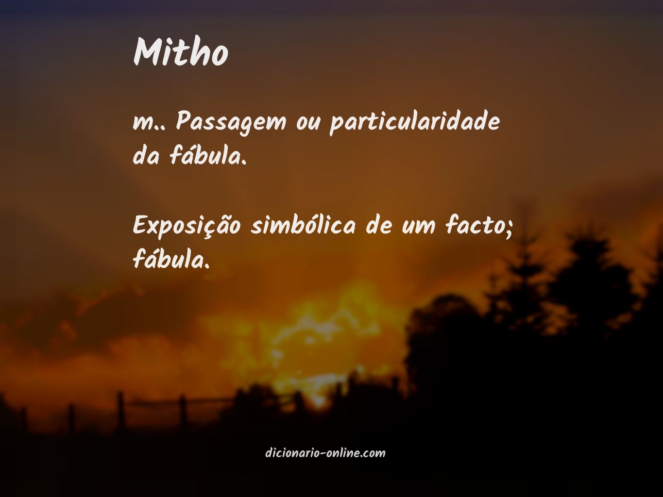 Significado de mitho