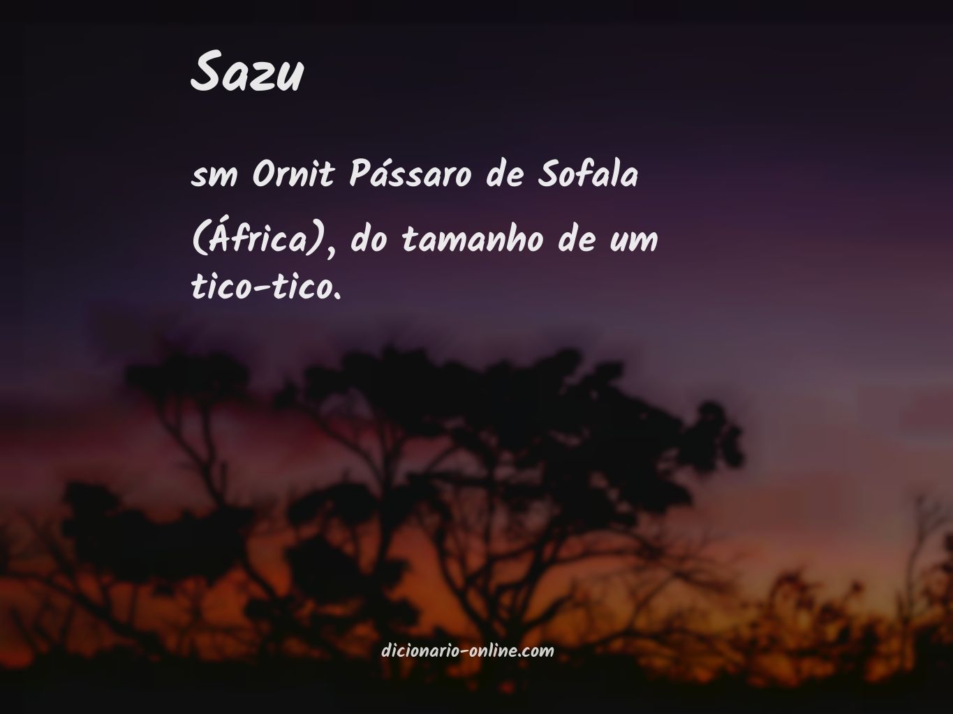 Significado de sazu