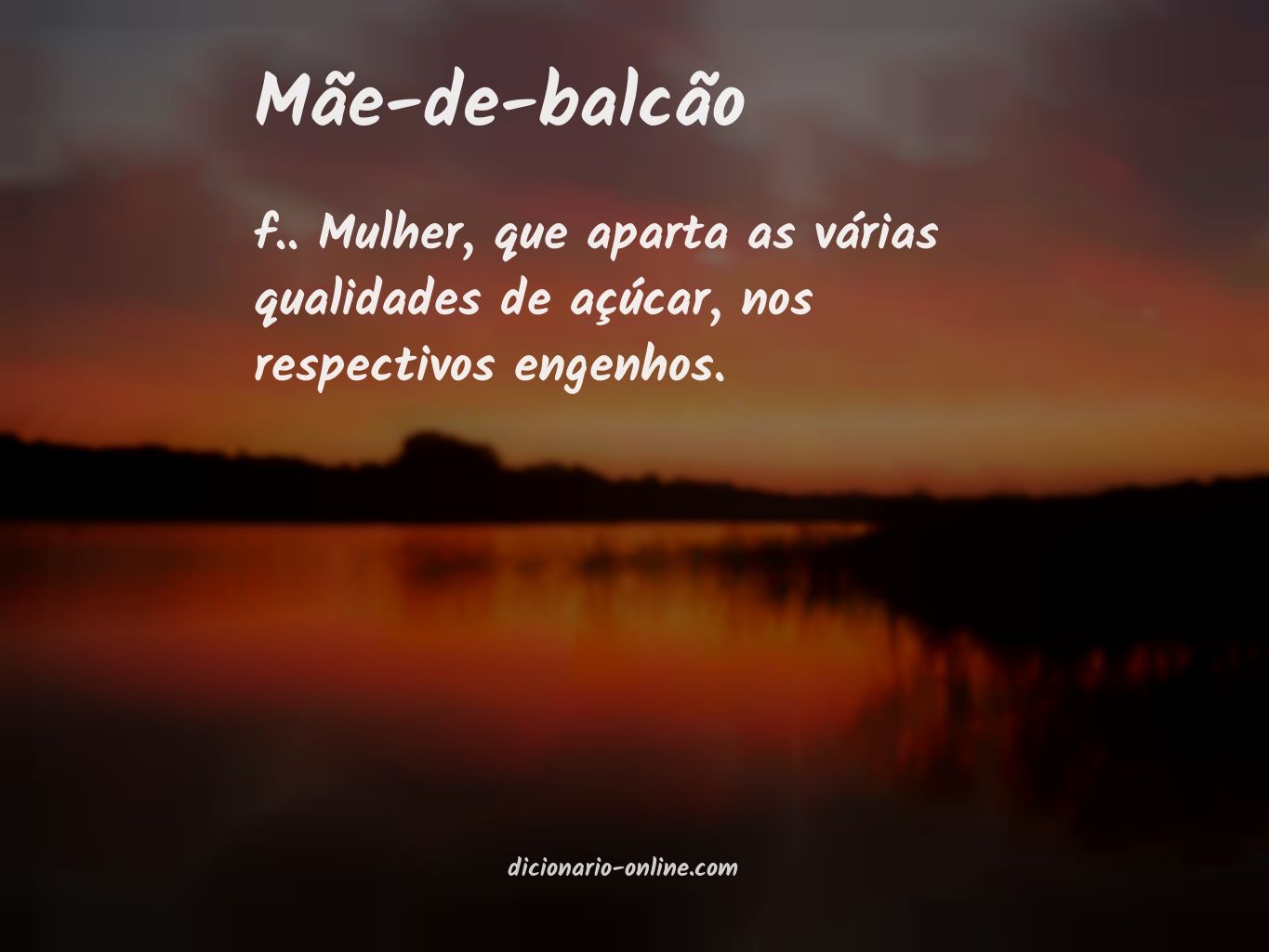 Significado de mãe-de-balcão