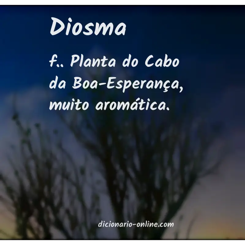 Significado de diosma