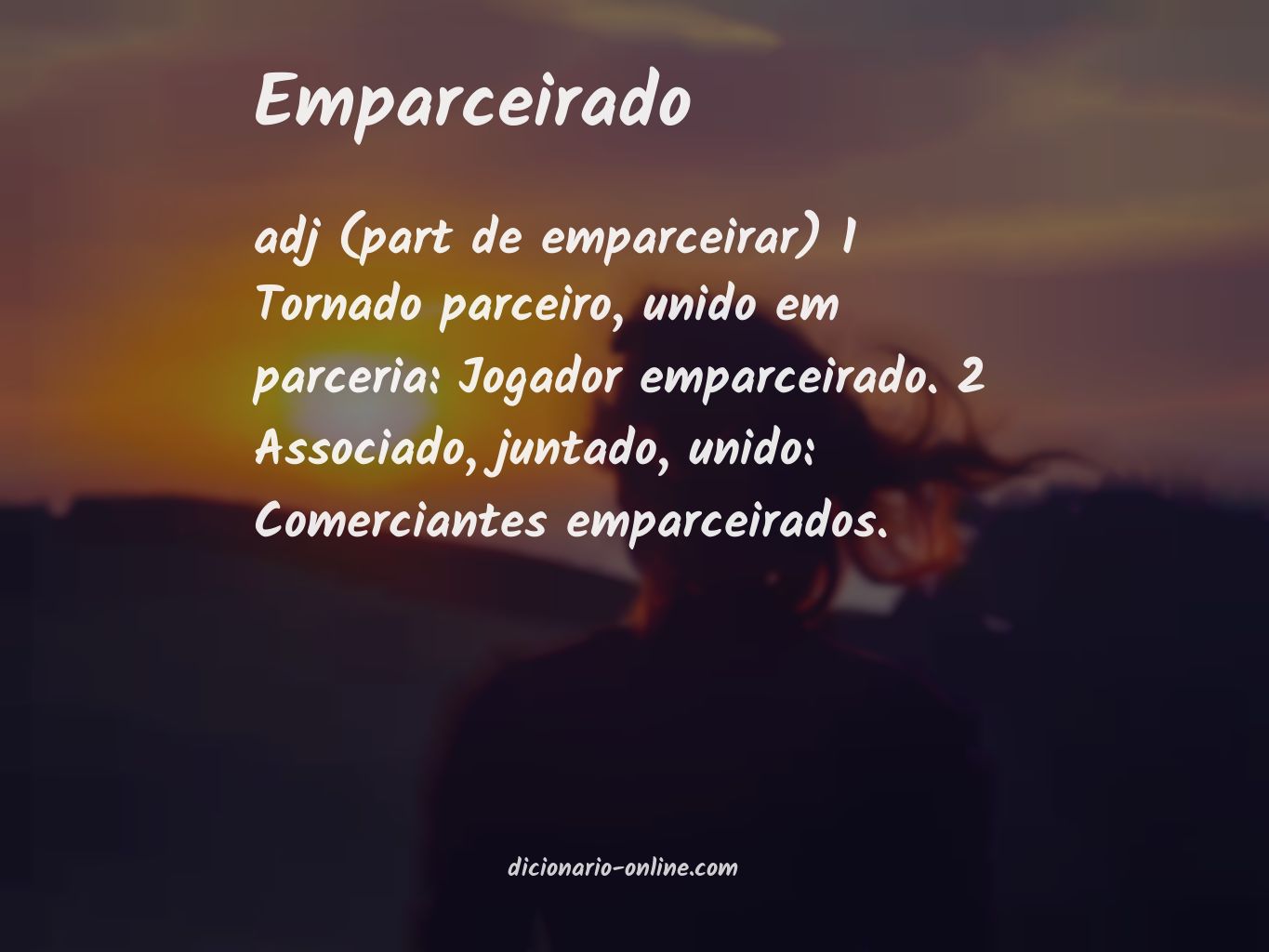 Significado de emparceirado