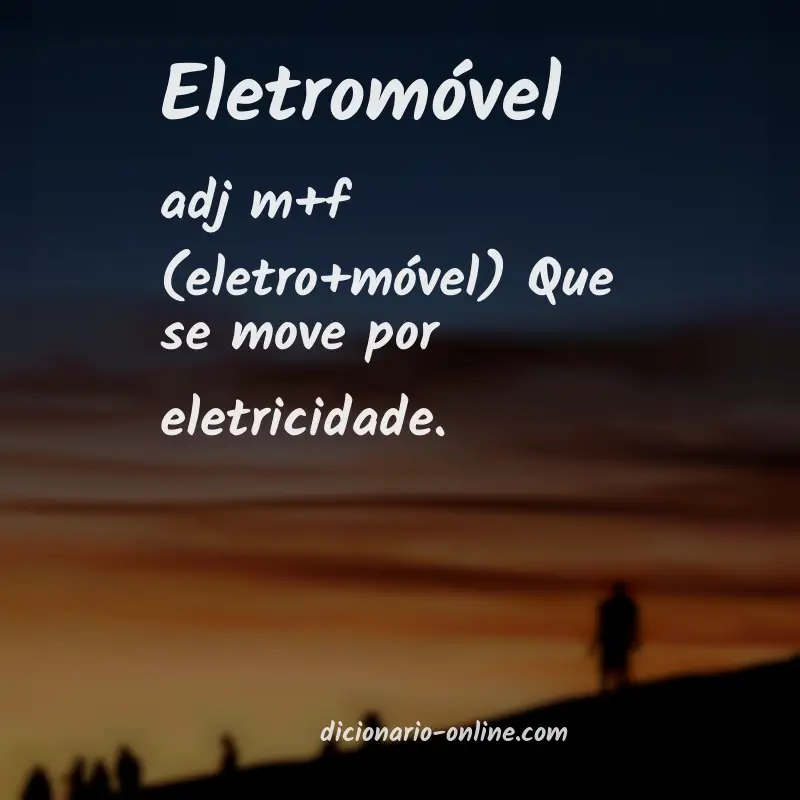 Significado de eletromóvel