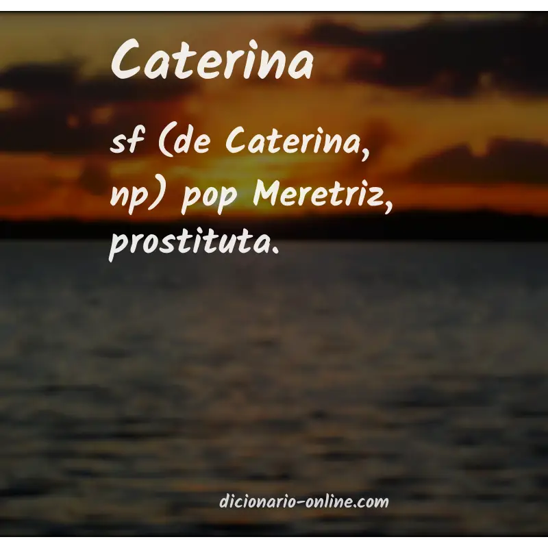 Significado de caterina