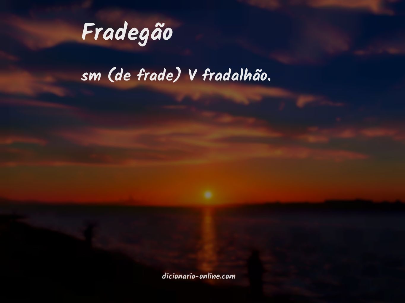 Significado de fradegão