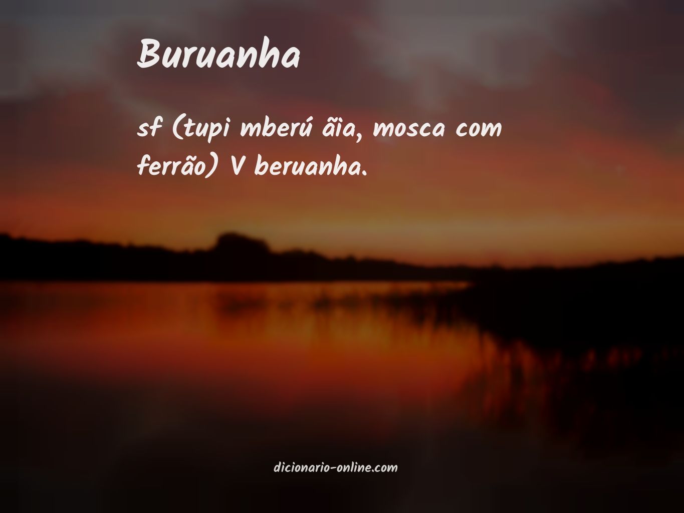 Significado de buruanha