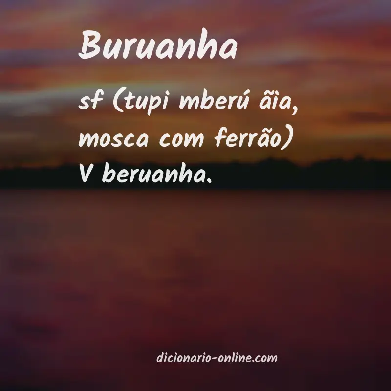 Significado de buruanha