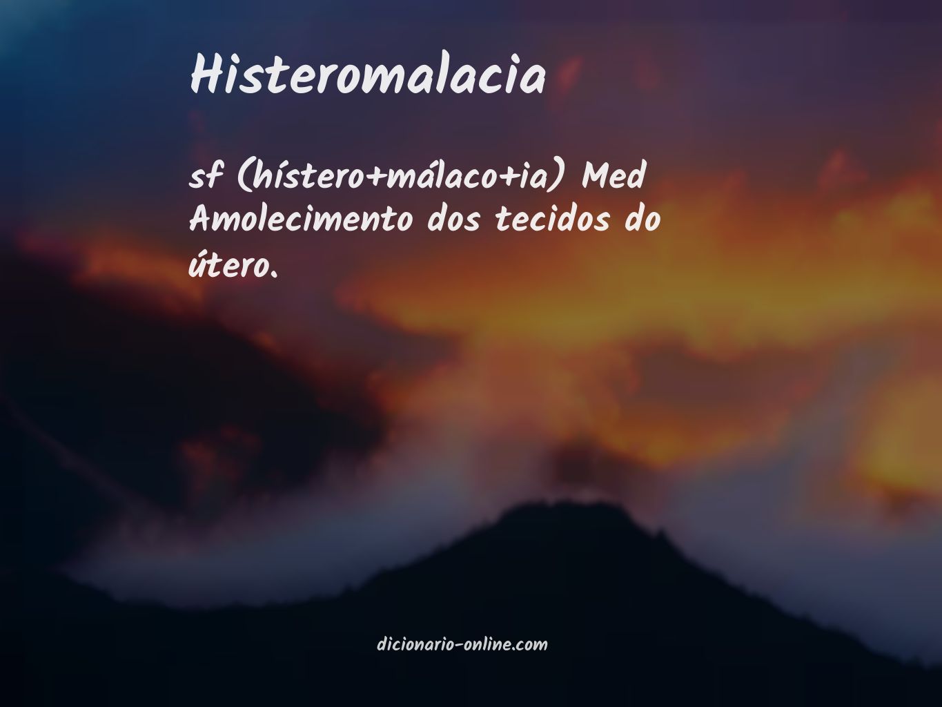 Significado de histeromalacia