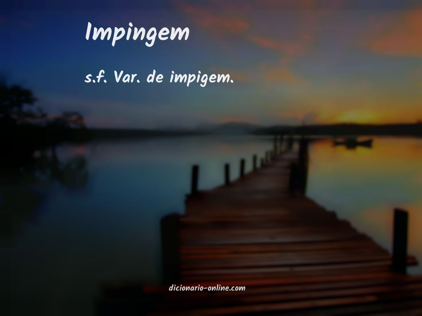 Significado de impingem