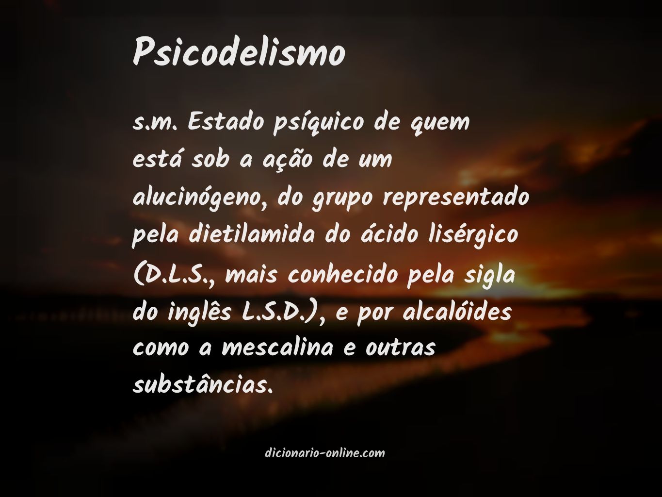 Significado de psicodelismo