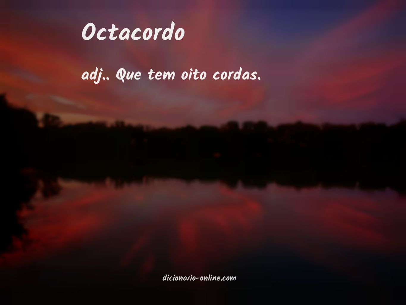 Significado de octacordo