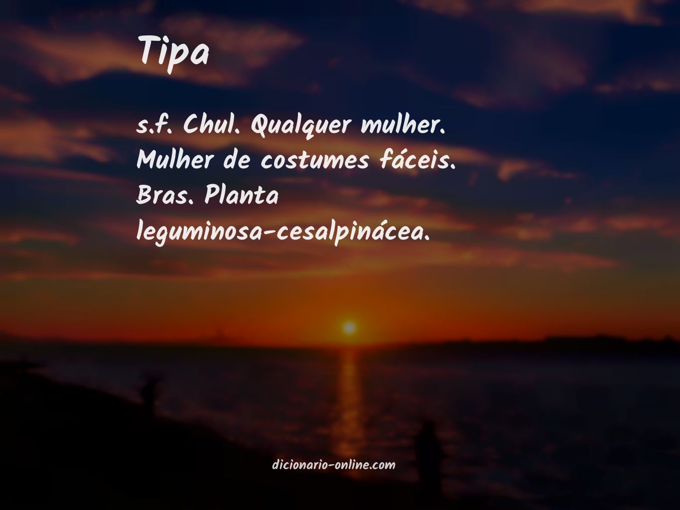 Significado de tipa