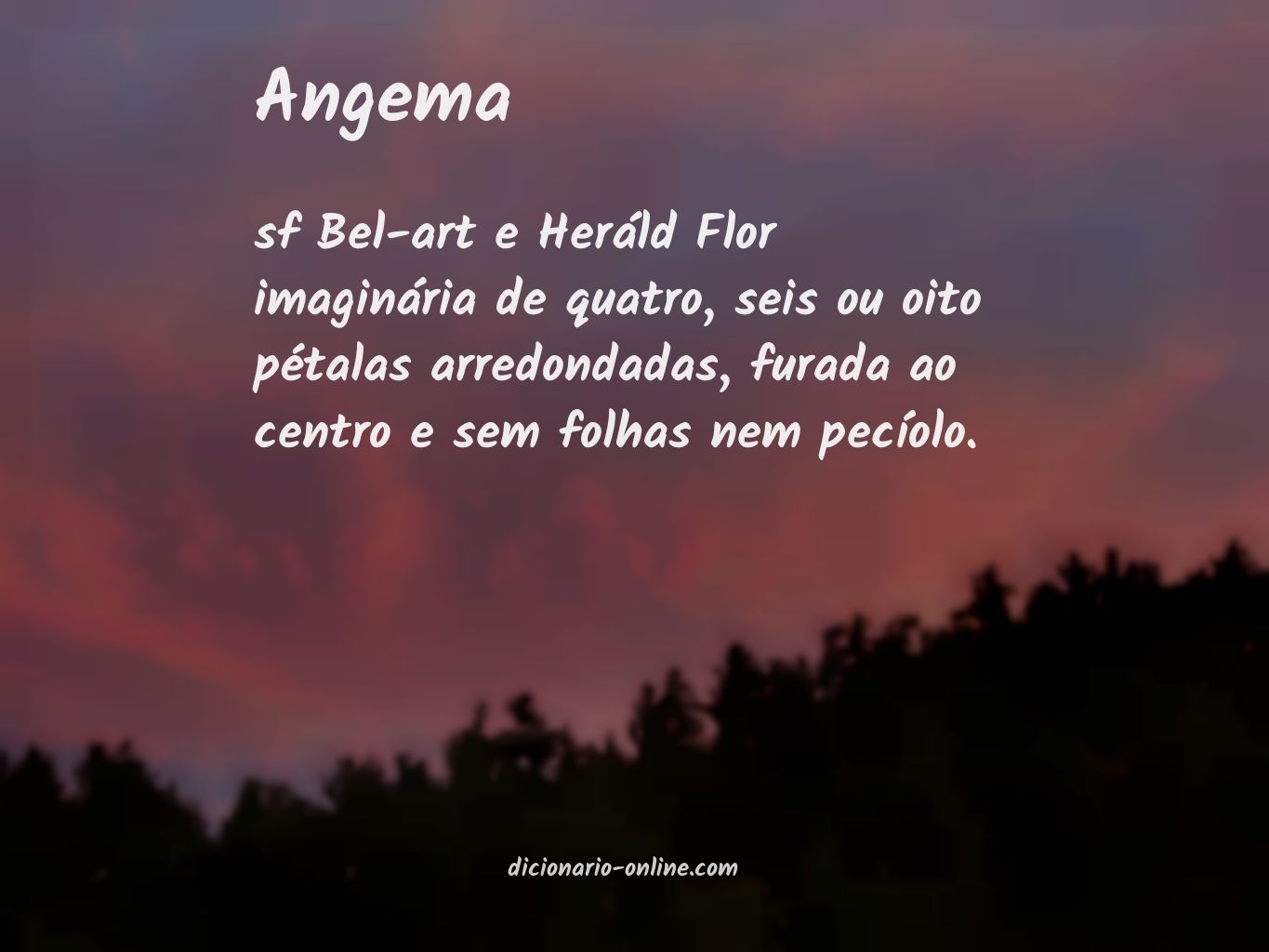 Significado de angema