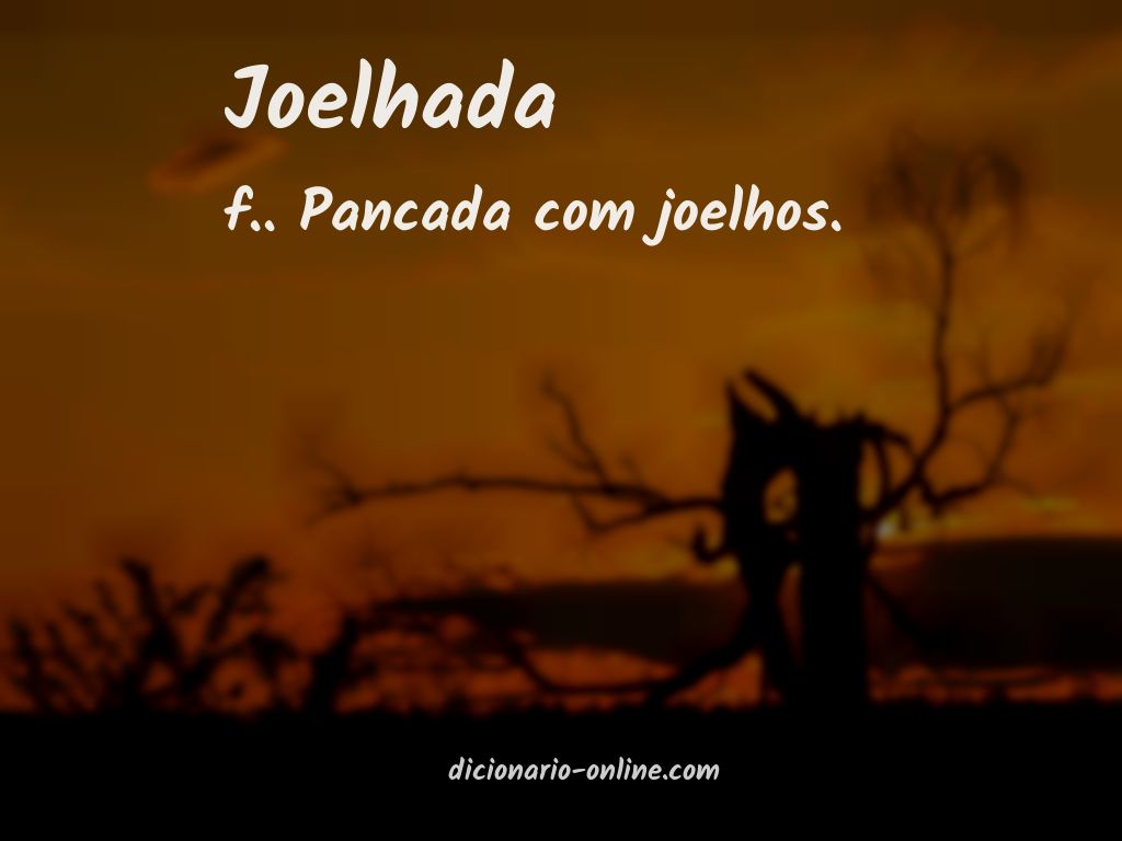 Significado de joelhada