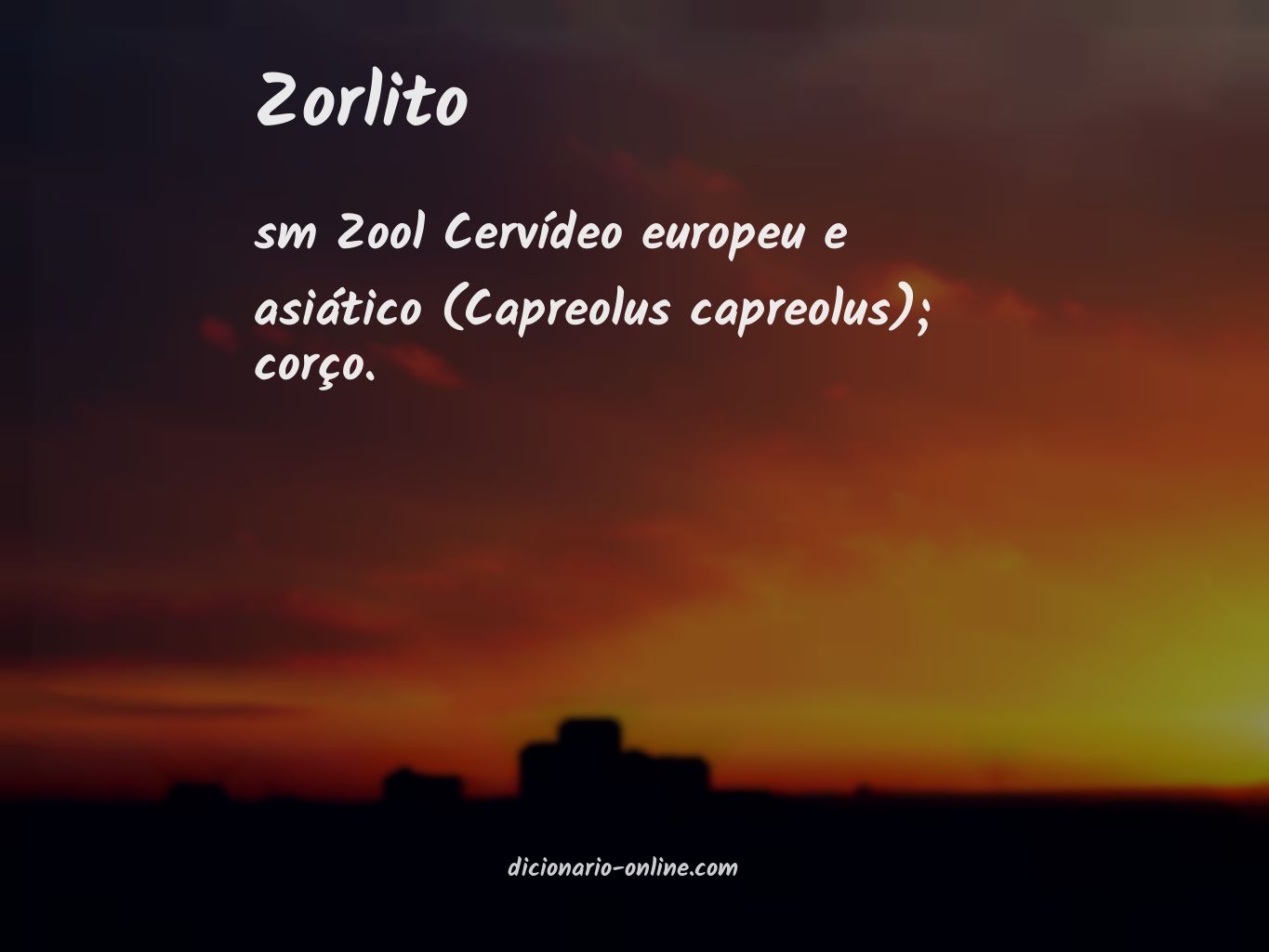 Significado de zorlito