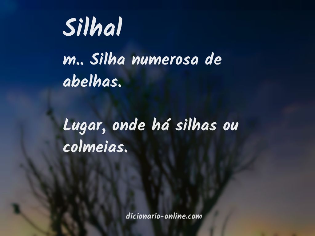 Significado de silhal