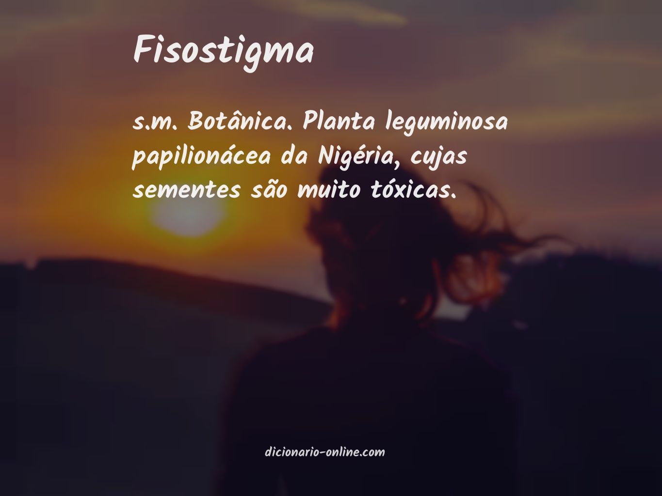 Significado de fisostigma