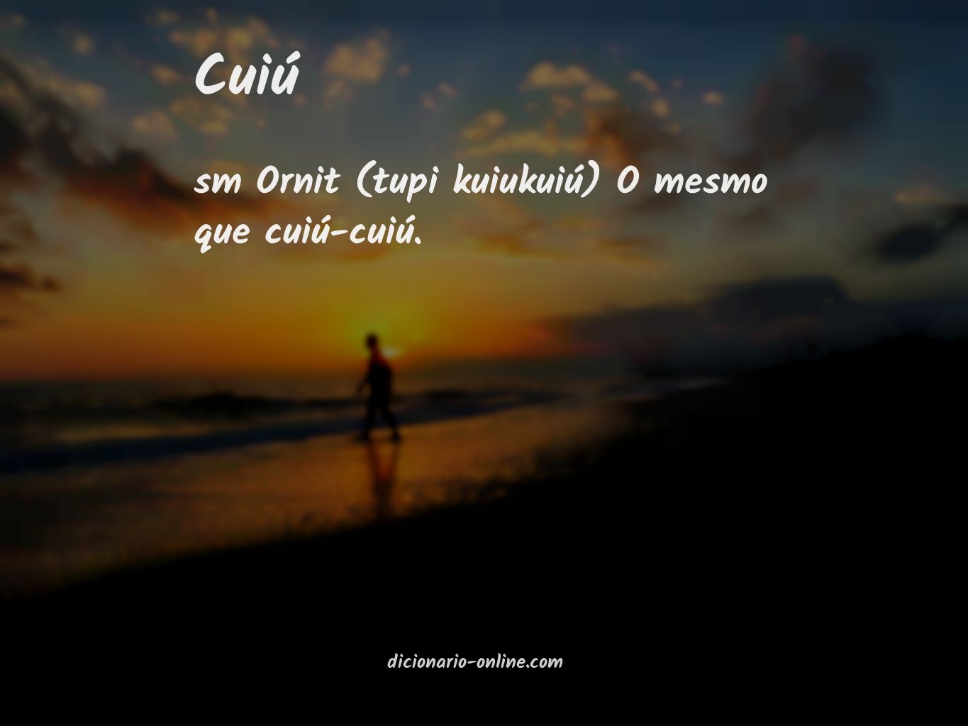 Significado de cuiú