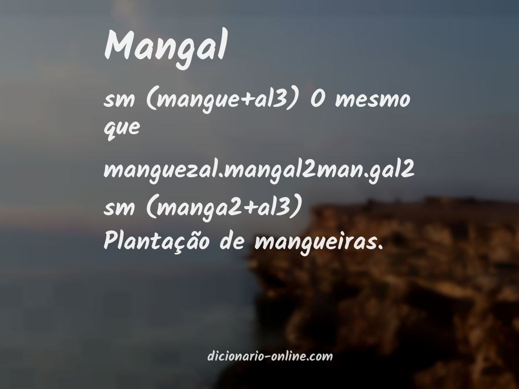 Significado de mangal