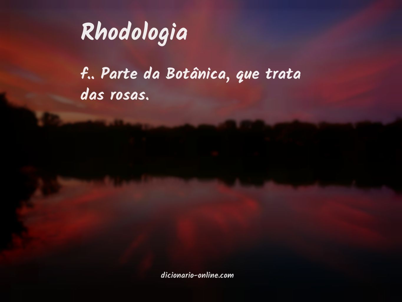 Significado de rhodologia