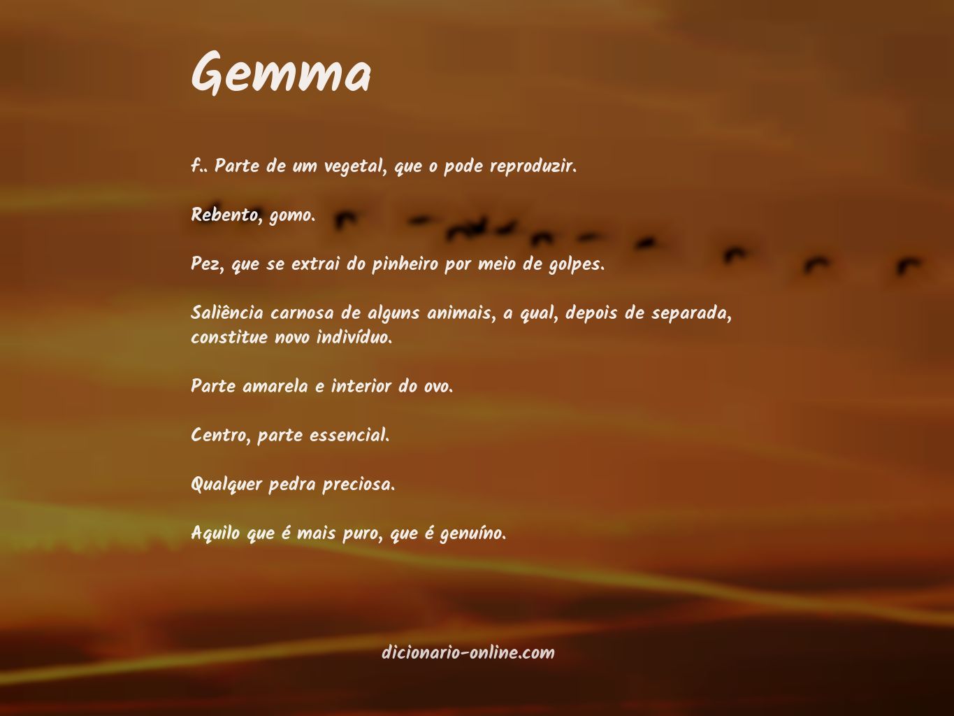 Significado de gemma