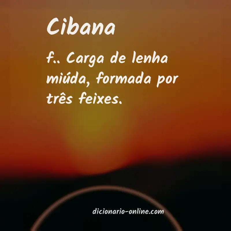 Significado de cibana